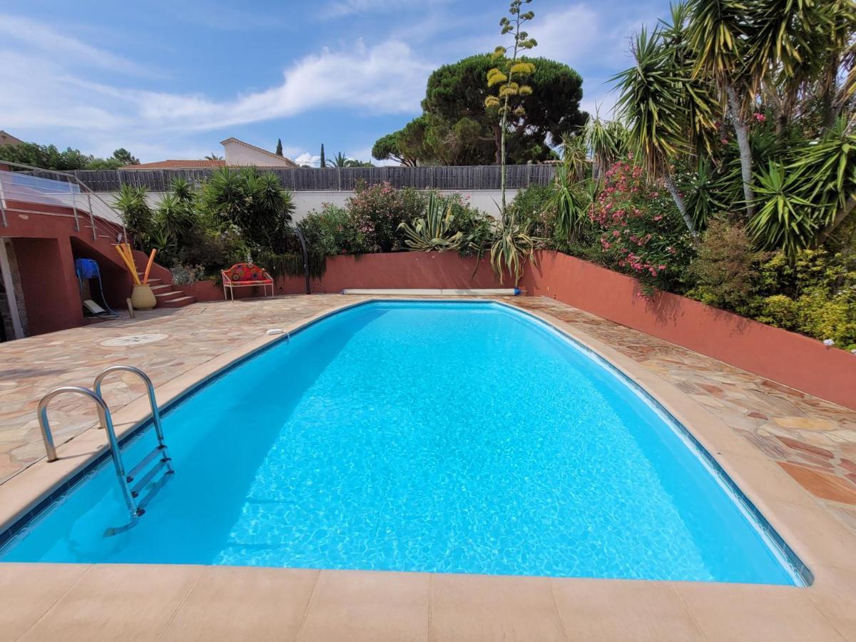 Villa Palm' Issambres 6-7 Personnes, Clim, Avec Piscine, Jardin Et Parking Prives La Garonnette-Plage Exterior photo